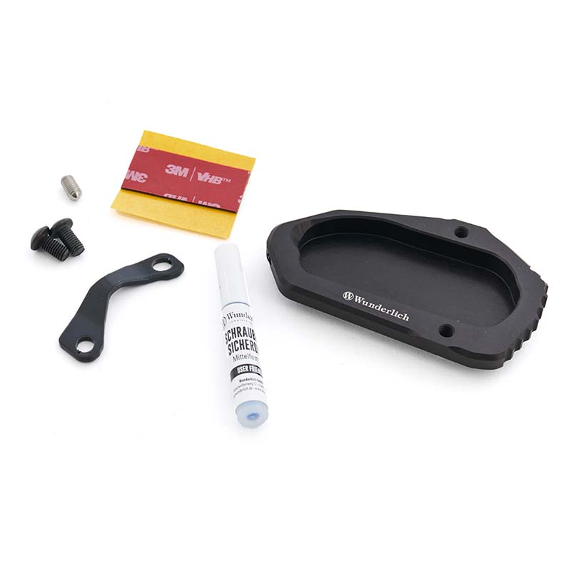 Extension de bequille laterale BMW R1300GS Wunderlich. Blackpines.fr