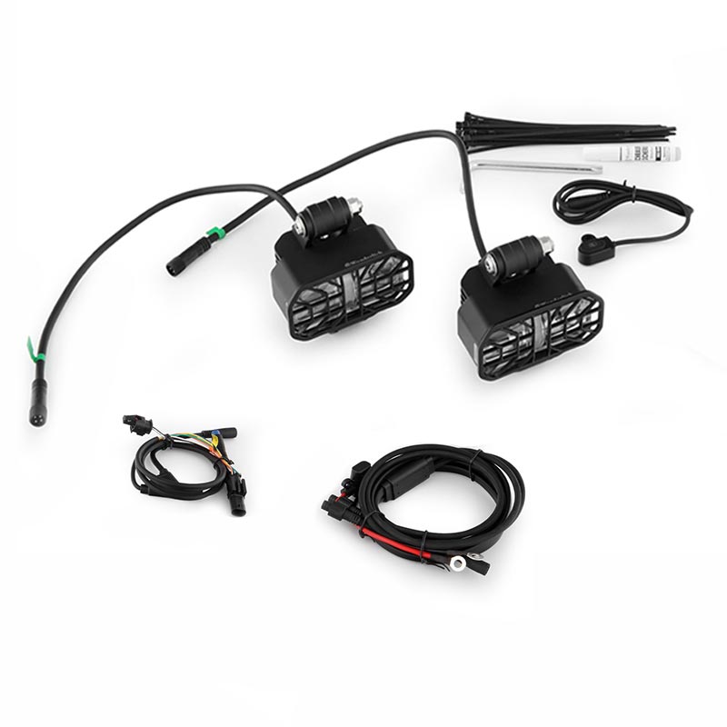 Kit de feux additionnels moto led Microflooter 3.0 pour Pan America 1250. Blackpines.fr