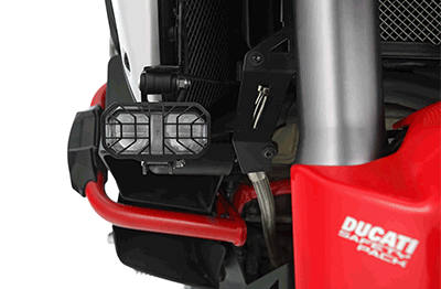 Kit de feux additionnels moto Wunderlich Microflooter 3.0. Blackpines.fr