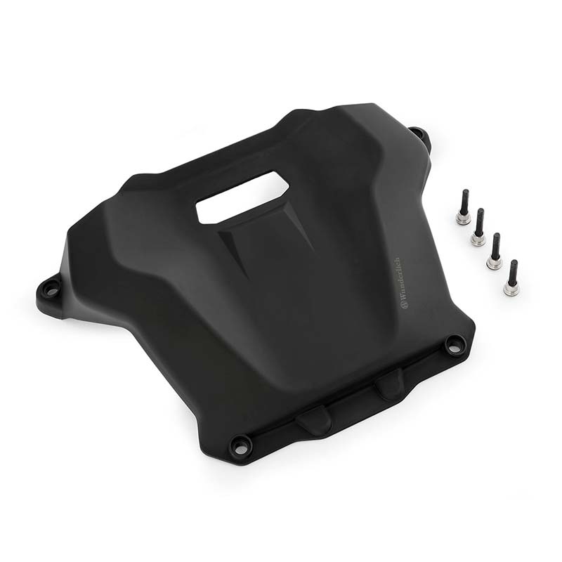 Cache moteur moto BMW R1300GS Wunderlich Heldenbrust. Blackpines.fr
