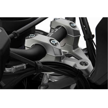 Rehausseur guidon 25mm Wunderlich ERGO pour BMW R1300GS. Blackpines.fr