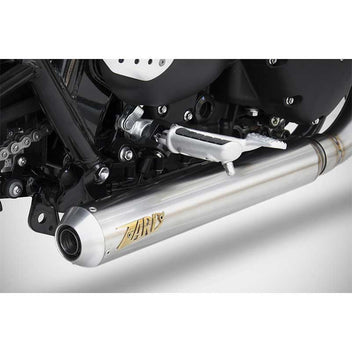 Ligne d'échappement Cross Zard pour Triumph Speed et Street Twin. Blackpines.fr
