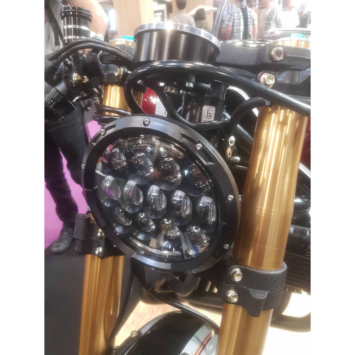 Optique multiLED 7" Cafe racer-blackpines.fr