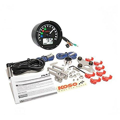 Compteur KOSO D75 universel noir-blackpines.fr