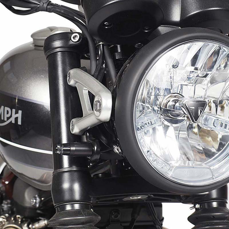 Adaptateur Motogadget des clignotants Mo.Blaze Triumph. Blackpines.fr