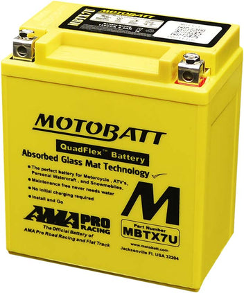 Batterie AGM Motobatt MBTX7U 8 Ah. Blackpines.fr