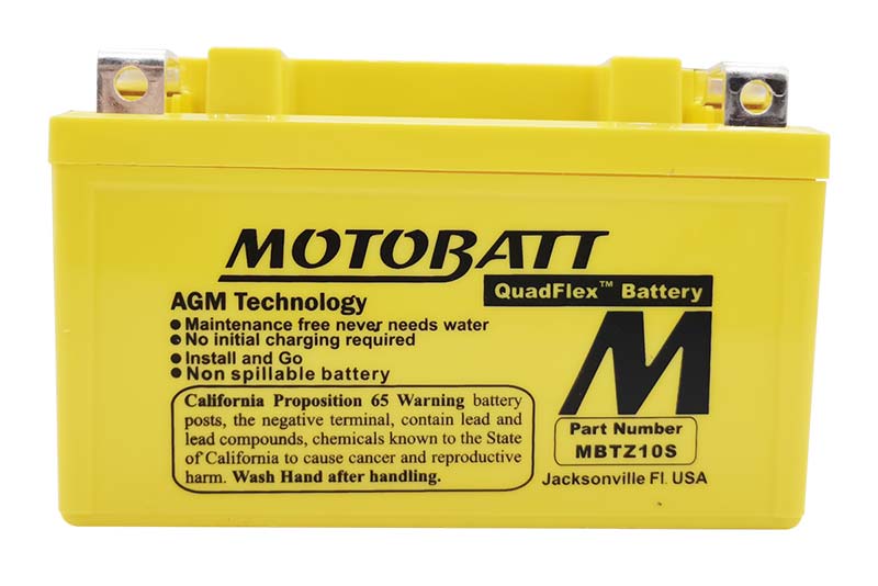 Batterie Motobatt AGM 12 V MBTZ10S. Blackpines.fr