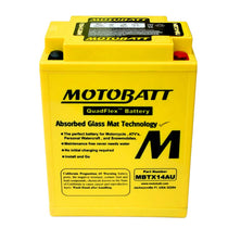 Batterie AGM QuadFlex Motobatt MBTX14AU 12V. Blackpines.fr 
