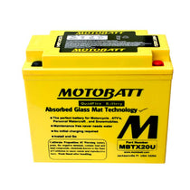 Batterie 4 poles Motobatt MBTX20U 12 V 21 Ah. Blackpines.fr