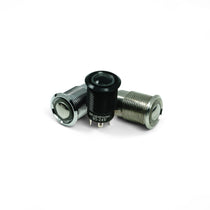 Bouton poussoir moto LED de 12 mm Rebelmoto. Blackpines.fr