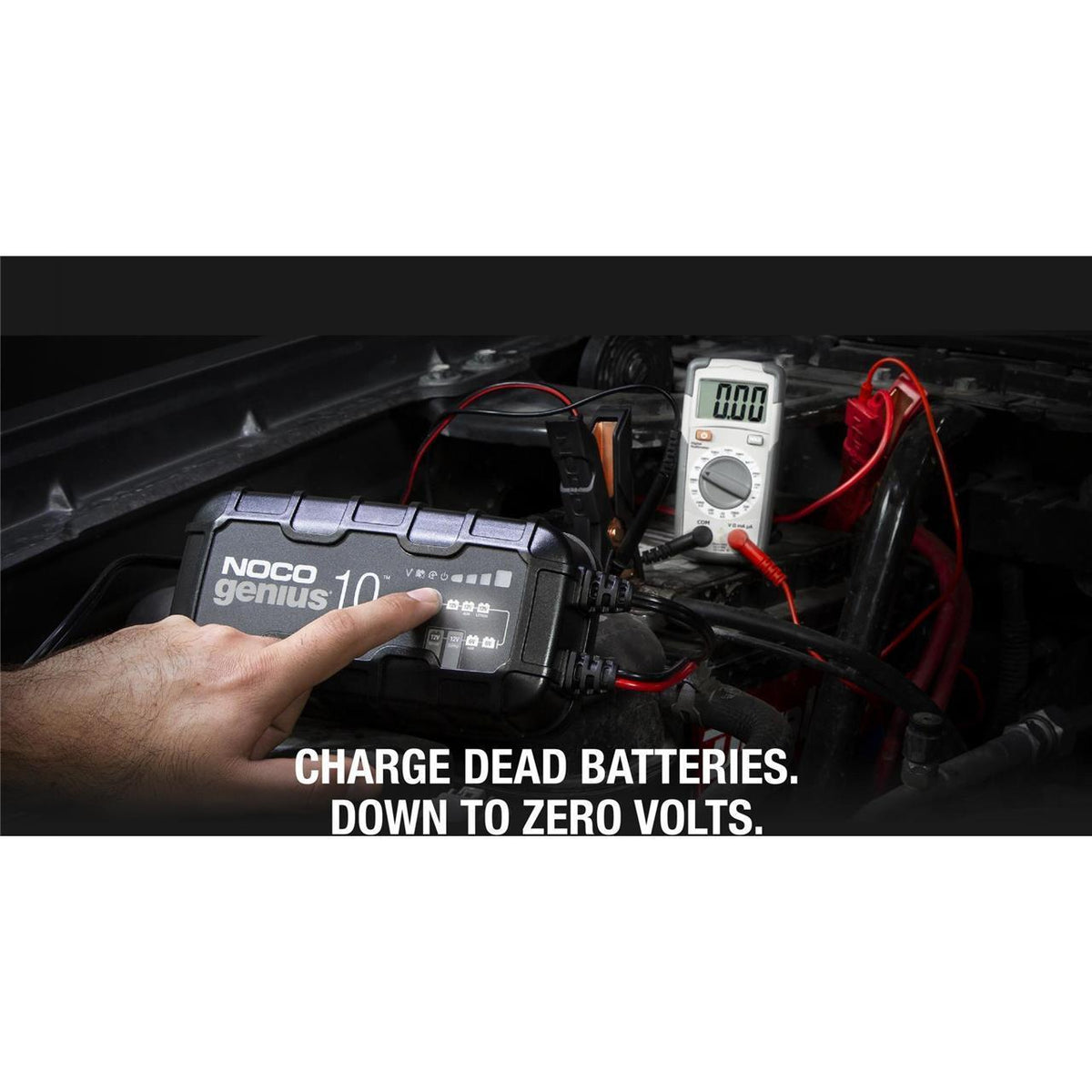 Chargeur batterie 6V & 12V NOCO Genius 10 - charge ultra rapide -blackpines.fr