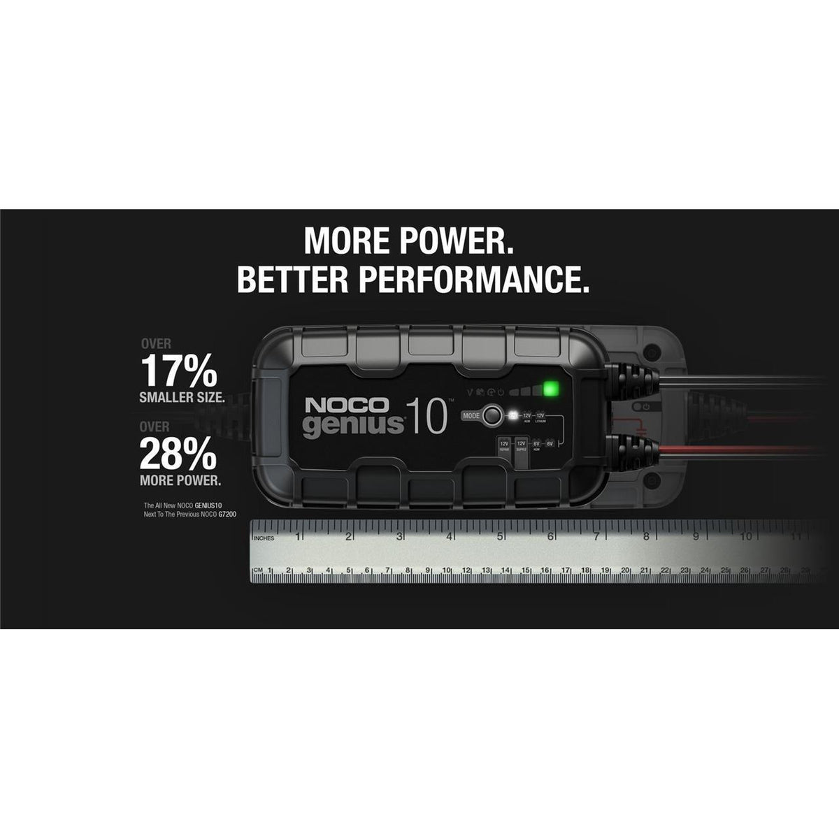 Chargeur batterie 6V & 12V NOCO Genius 10 - charge ultra rapide -blackpines.fr