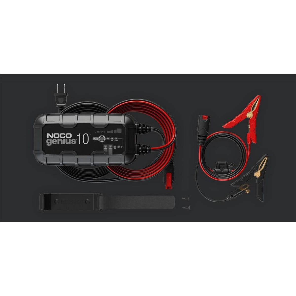 Chargeur batterie 6V & 12V NOCO Genius 10 - charge ultra rapide -blackpines.fr