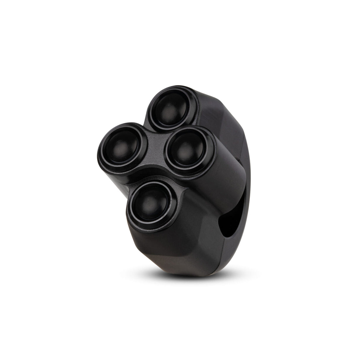 Commodo noir 4 boutons noirs marque Rebelmoto. Blackpines.fr