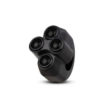 Commodo noir 4 boutons noirs marque Rebelmoto. Blackpines.fr