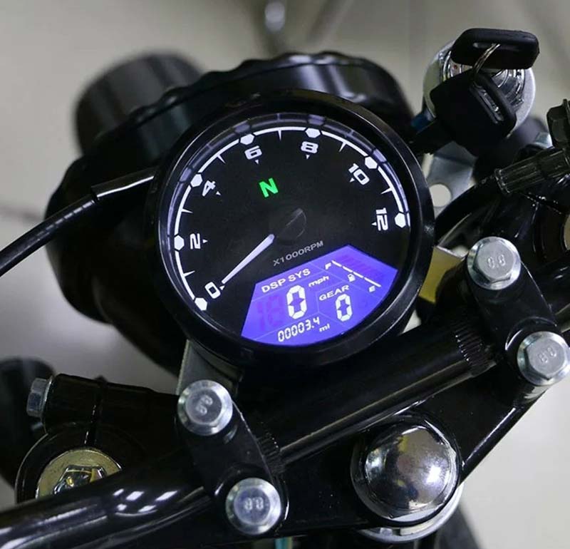 Compteur vitesse numerique cafe racer. Blackpines.fr