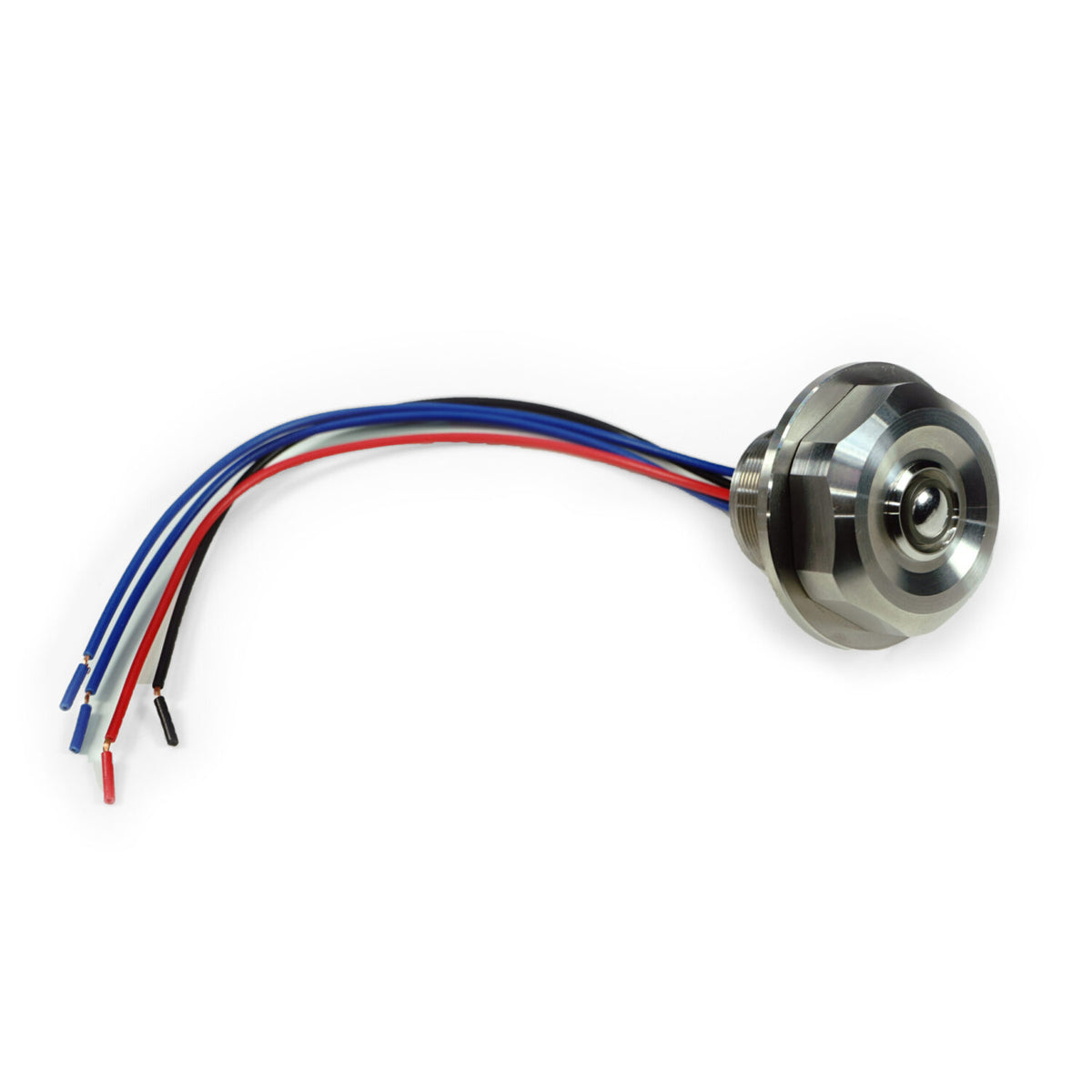 Ecrou de colonne de direction avec bouton poussoir Rebelmoto pour fourche BMW  K100 et K75. Blackpines.fr