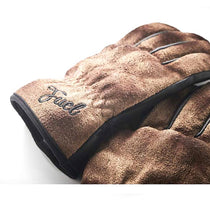 Gants moto en cuir Fuel Motorcycles TRACK. Blackpines.fr