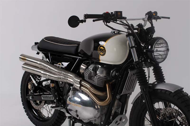 Garde-boue avant alu pour Interceptor 650 Hedgehog. Blackpines.fr
