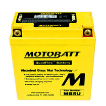 Batterie moto Motobatt 2 poles 7Ah MB5U. Blackpines.fr 