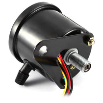 Mini compteur moto noir 3 voyants 160 kmh. Blackpines.fr