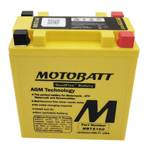 Batterie AGM Motobatt MBTX16U 12 V. Blackpines.fr