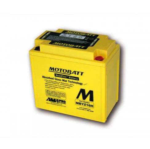 Batterie AGM Motobatt MBYZ16H 12V. Blackpines.fr