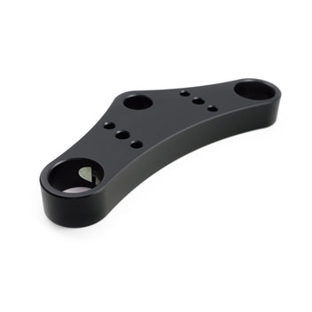 T&eacute; de fourche 35&amp;nbsp;mm &laquo;&amp;nbsp;Scram&amp;nbsp;&raquo; pour Yamaha SR400 et SR500 | Rebelmoto Noir anodis&eacute; rebelmoto t&eacute; de fourche blackpines.fr