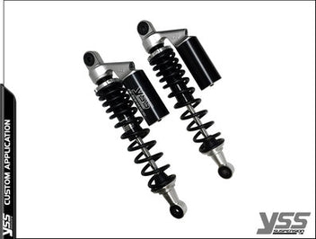 Kit Bobber pour Royal Enfield Meteor Amortisseurs RC-CB-302-T aluminium. blackpines.fr  