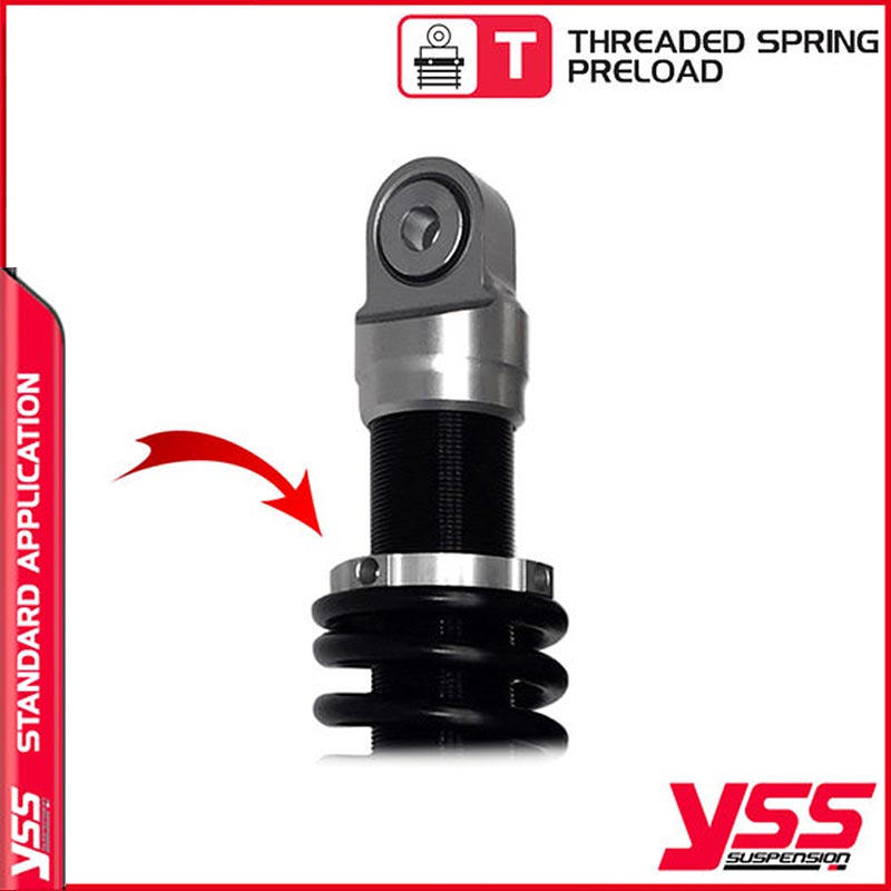 Amortisseur YSS RE302 330T pour Honda CX400. Blackpines.fr
