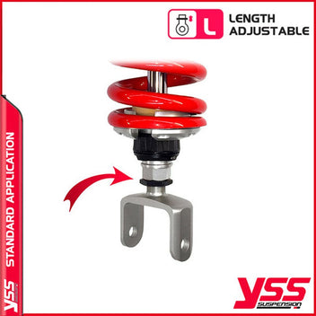 Amortisseur YSS mz456 290trl pour moto Honda CX500 et CX650. Blackpines.fr