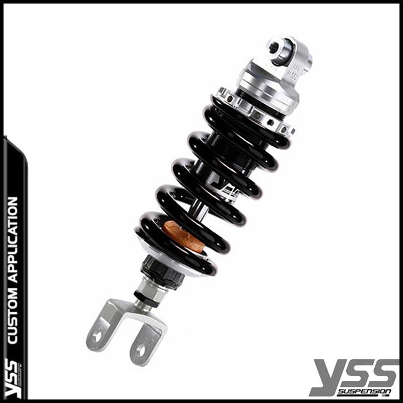 Amortisseur moto YSS MZ456-290TRL ressorts noirs. Blackpines.fr