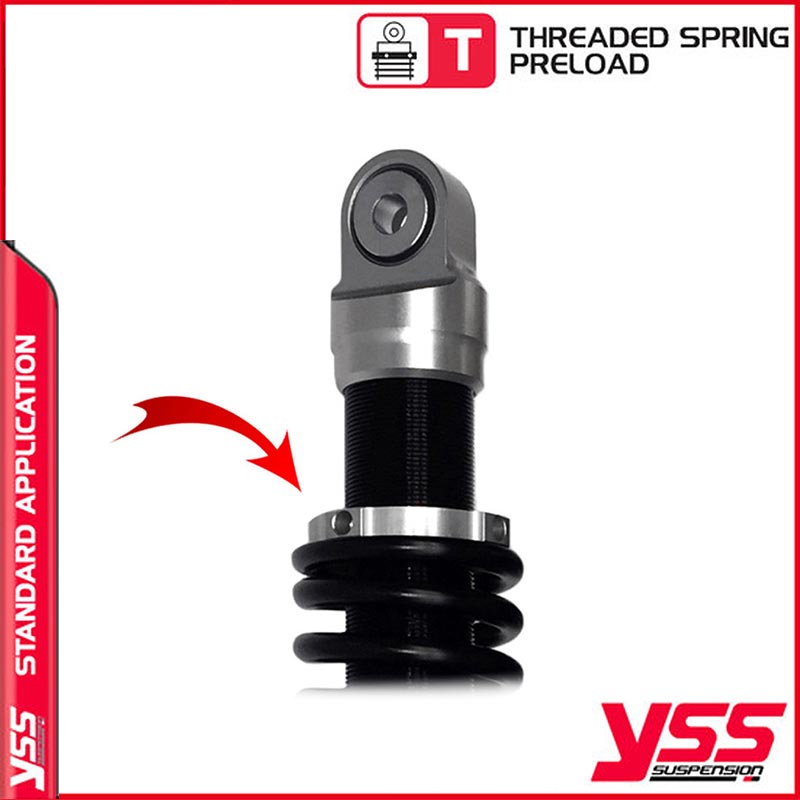 Amortisseurs moto YSS pour Royal Enfield Bullet et Classic re302-315t-05s-88. Blackpines.fr