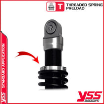 Amortisseurs moto YSS pour Royal Enfield Bullet et Classic re302-315t-05s-88. Blackpines.fr