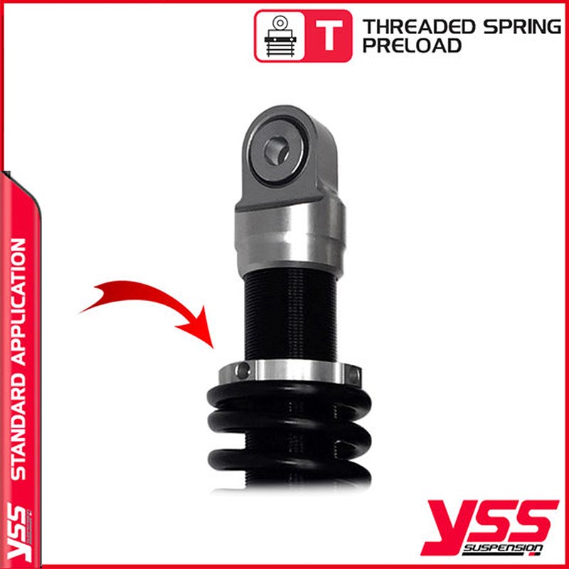 Amortisseur moto YSS RE302 330T 28 88 pour Honda CX500. Blackpines.fr