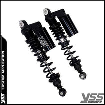Amortisseurs moto YSS RG362 320TRCL 12 BLK Triumph Bonneville 800 America. Blackpines.fr
