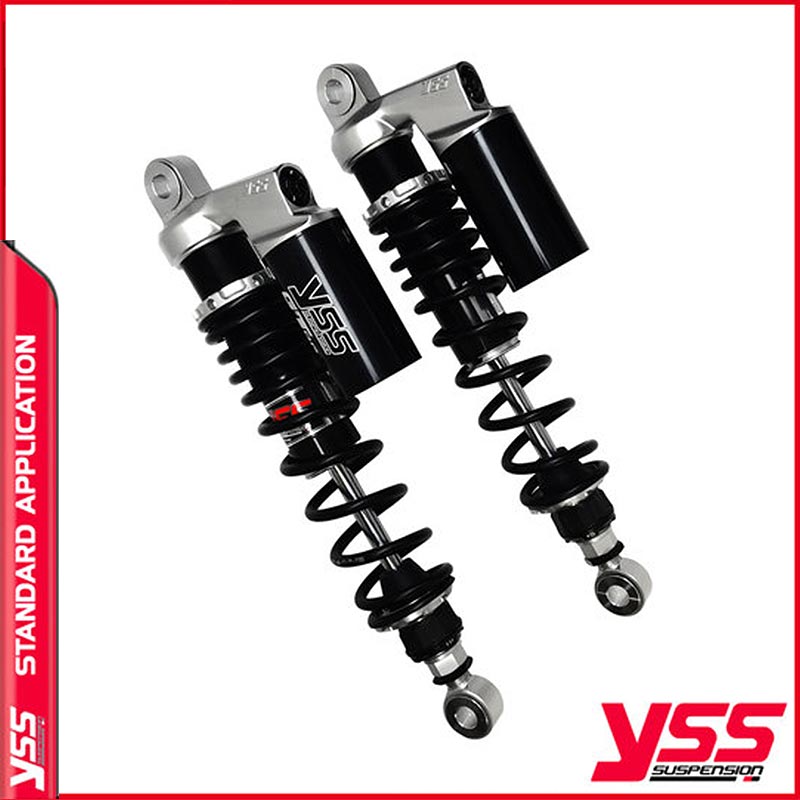 Amortisseurs moto YSS RG362 360TRCL 22 888 pour Thruxton 790/900. Blackpines.fr
