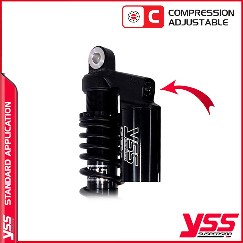 Amortisseurs YSS RG362-360TRCL-22-B pour Thruxton 790/900. Blackpines.fr
