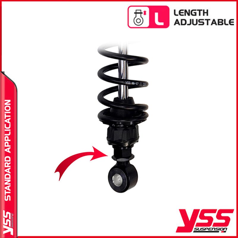 Amortisseurs YSS RG362-360TRCL-22-B pour Thruxton 790/900. Blackpines.fr