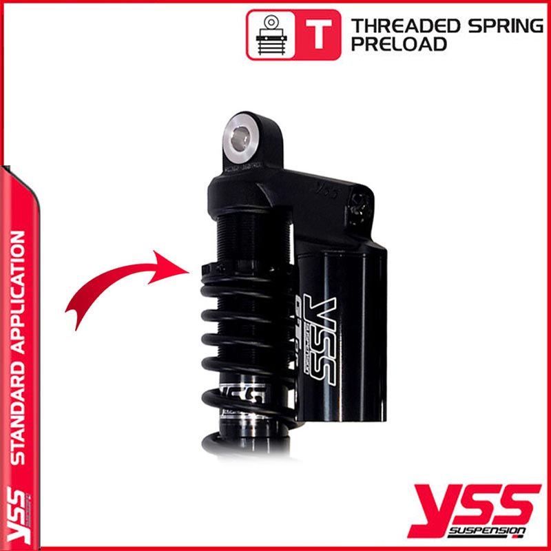 Amortisseurs YSS RG362-360TRCL-22-B pour Thruxton 790/900. Blackpines.fr