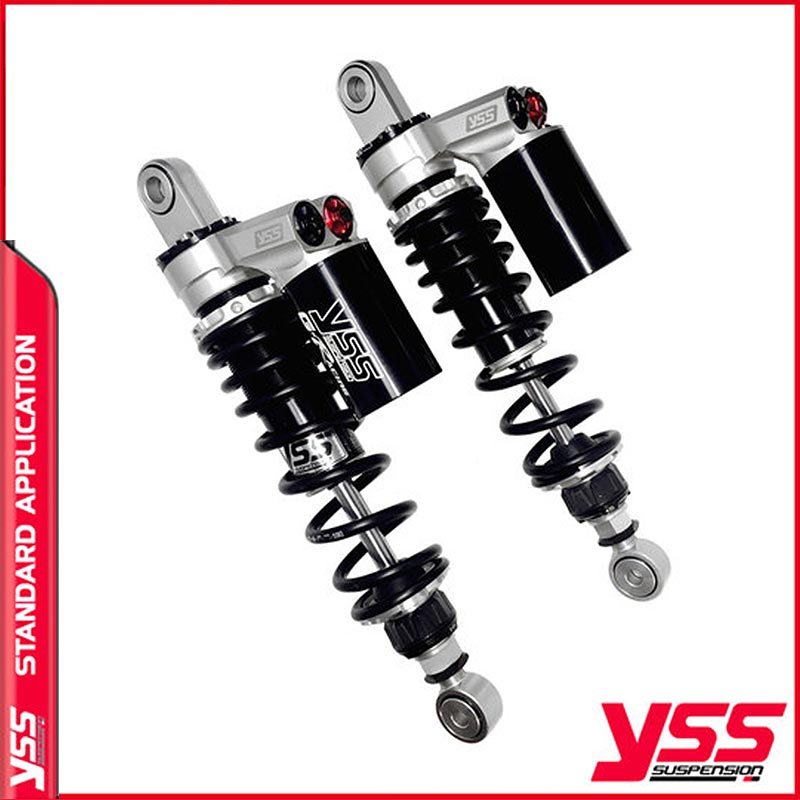 Amortisseurs moto YSS RG362-360TRWL-22-888 pour Thruxton 790/900. Blackpines.fr