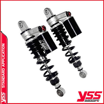 Amortisseurs moto YSS RG362-360TRWL-22-888 pour Thruxton 790/900. Blackpines.fr