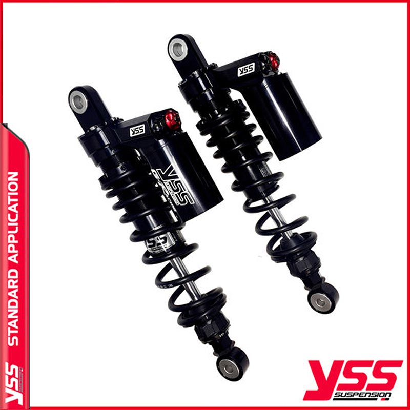 Amortisseurs moto YSS RG362-360TRWL-22-B pour Thruxton 790/900. Blackpines.fr
