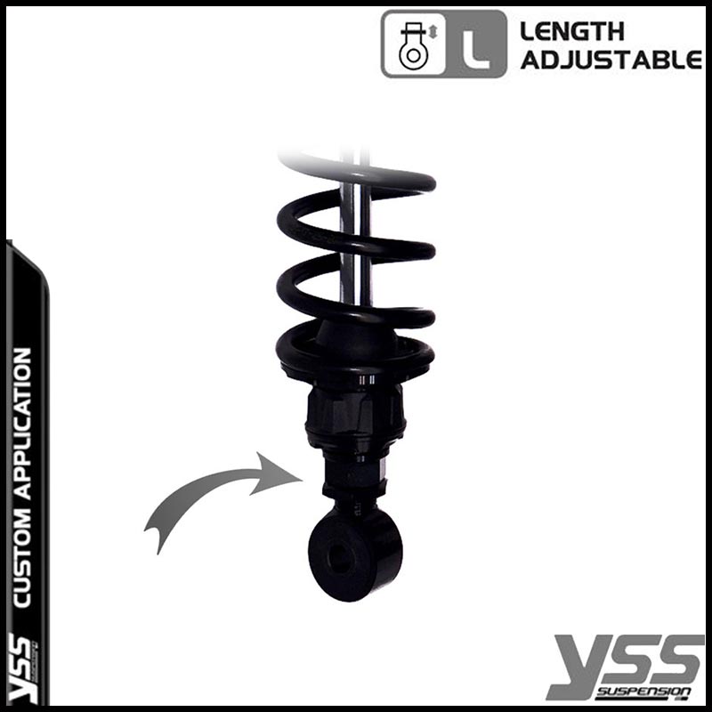 Amortisseurs YSS pour Royal Enfield Bullet et Classic RZ362-315TRL-05-BLK. Blackpines.fr