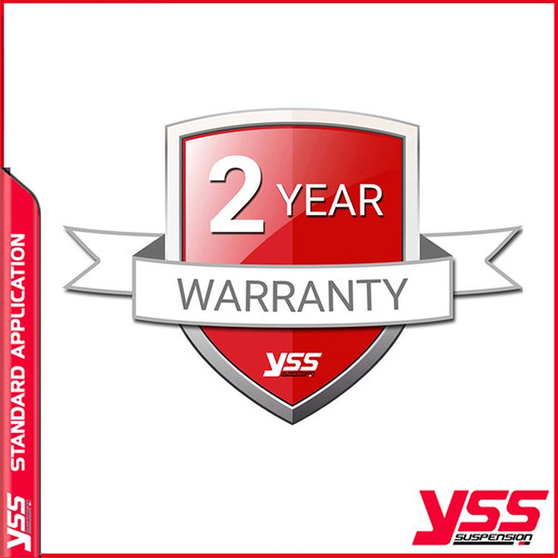 Amortisseurs YSS RZ362-315TRL-05S-88  pour Royal Enfield Bullet et Classic. Blackpines.fr