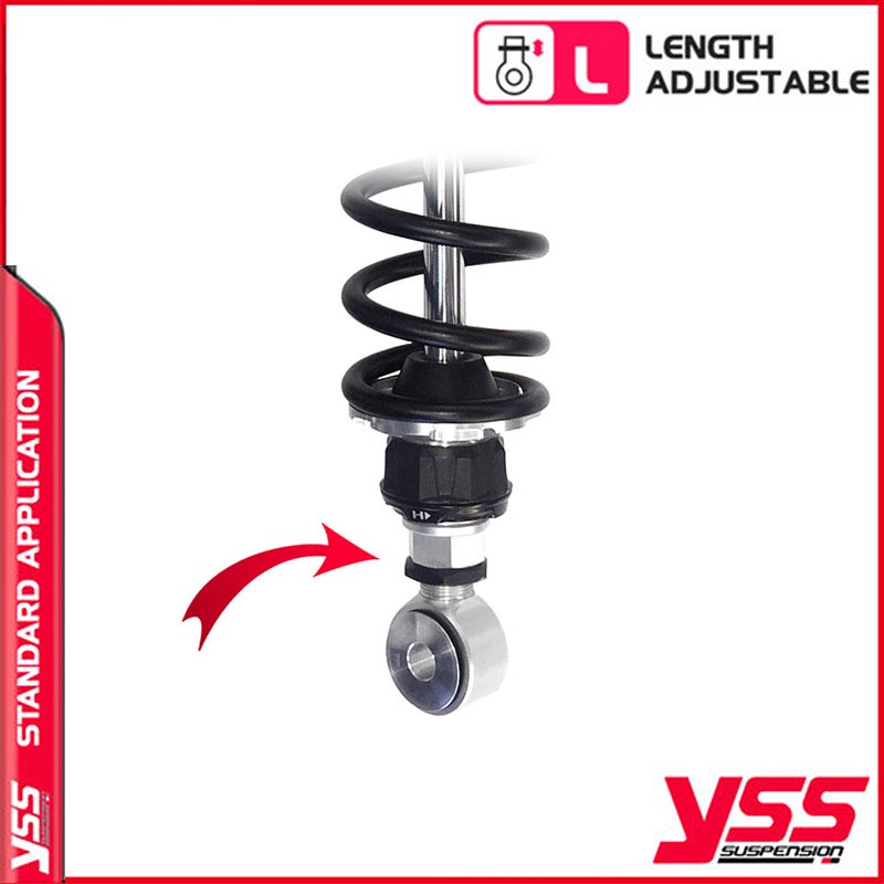 Amortisseurs moto YSS RZ362 320TRL 12 88 pour Triumph 800 America. Blackpines.fr
