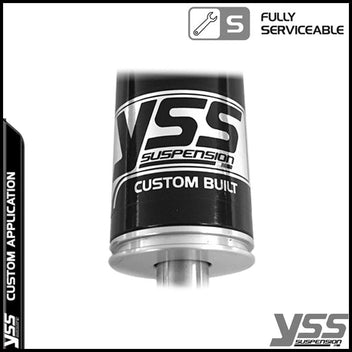 Amortisseurs moto YSS RZ362-330TRL-03-BLK pour Triumph Bonneville T120R. Blackpines.fr