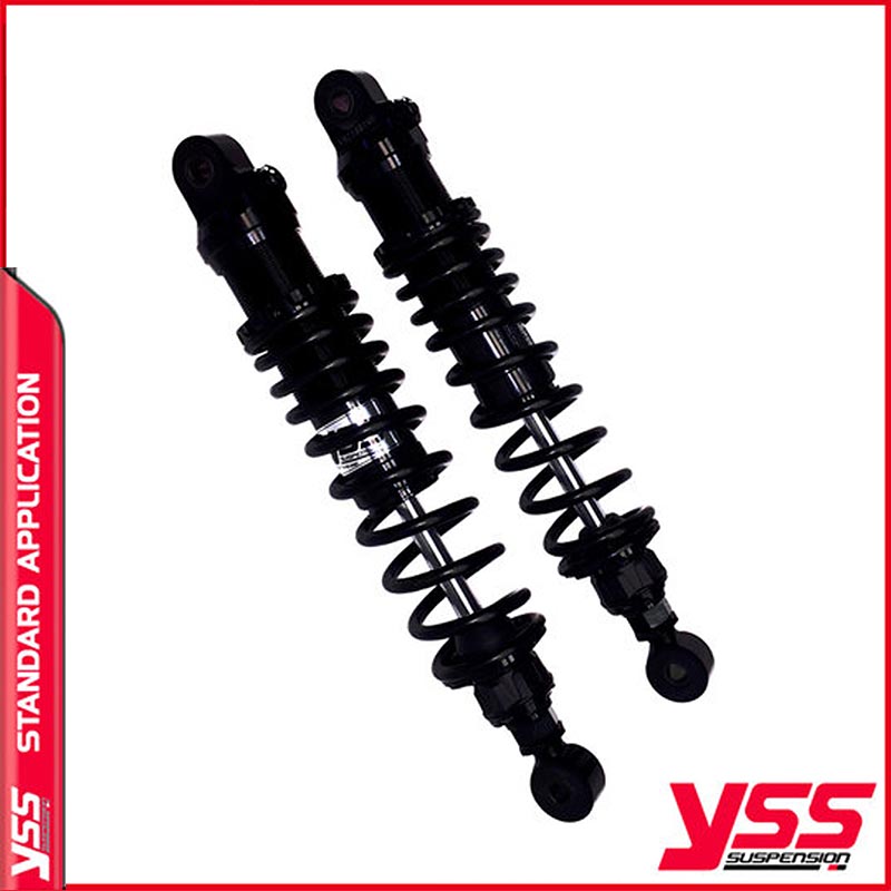 Amortisseurs moto YSS RZ362-360TRL-22-B pour Thruxton 790 et 900. Blackpines.fr