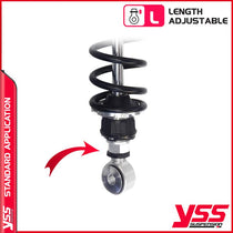 Amortisseurs moto YSS rz362-360trl-54-88 pour Royal Enfield. Blackpines.fr