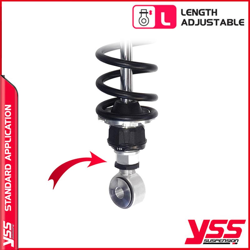 Amortisseurs moto YSS rz362-360trl-54-88 pour Royal Enfield. Blackpines.fr